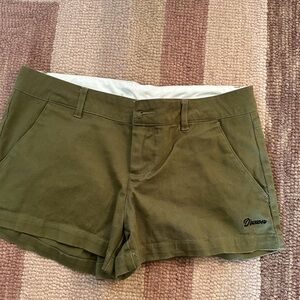 DIXXON Olive Green Women's Cargo Shorts size 2 NWOT